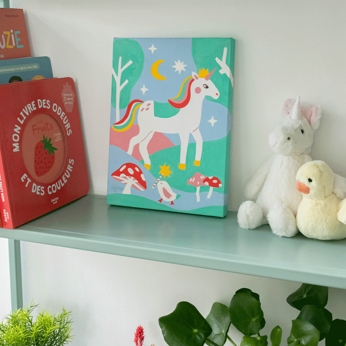 La Petie Epicerie - Paint-By-Number Kit - Unicorn - Lifestyle Cut 4