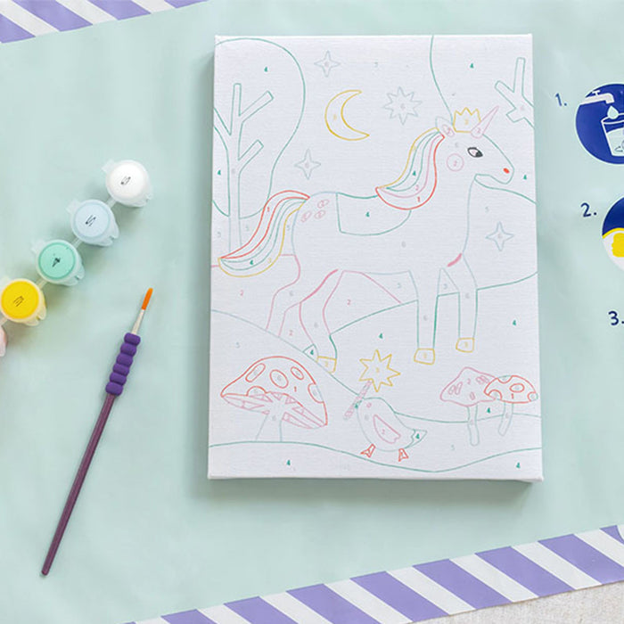 La Petie Epicerie - Paint-By-Number Kit - Unicorn - Lifestyle Cut 5