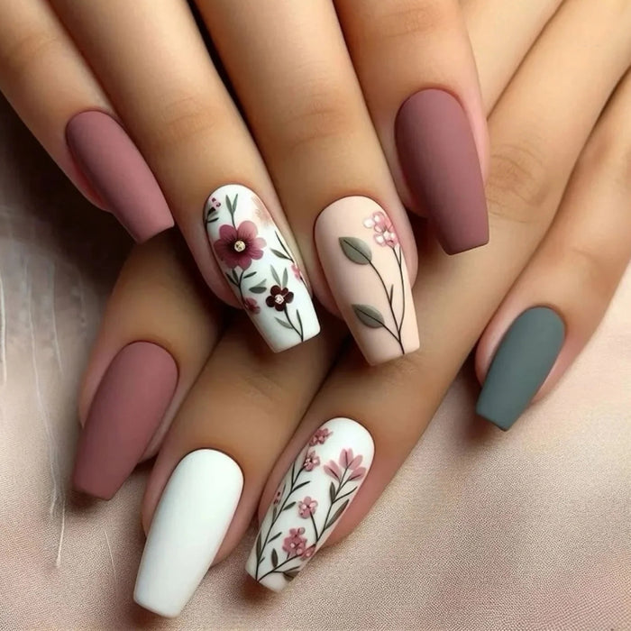 Painted flowers