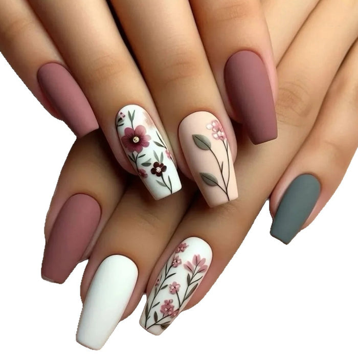 Painted flowers