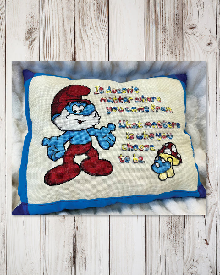 Papa's Wisdom Cross Stitch Pattern