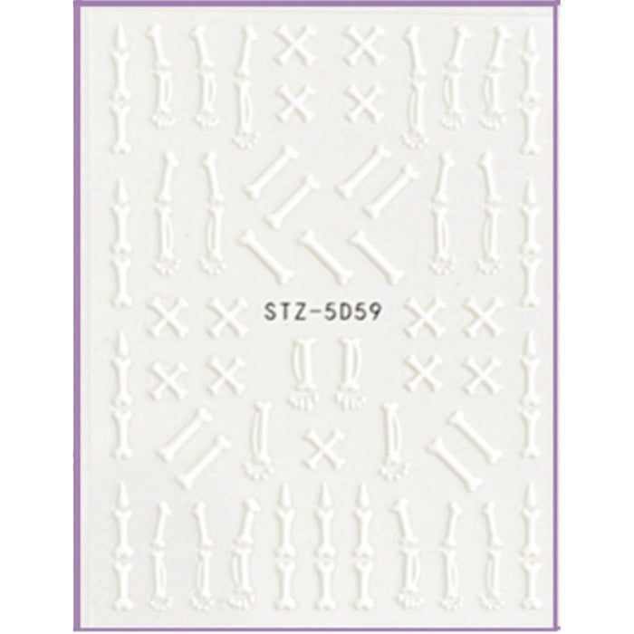 Pasties Decals - 3D Spooky Bones