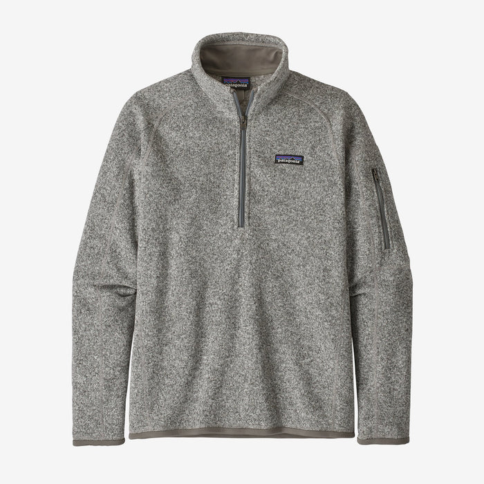 Patagonia Women's Better Sweater 1/4 Zip Apparel Patagonia Birch White-BCW XSmall