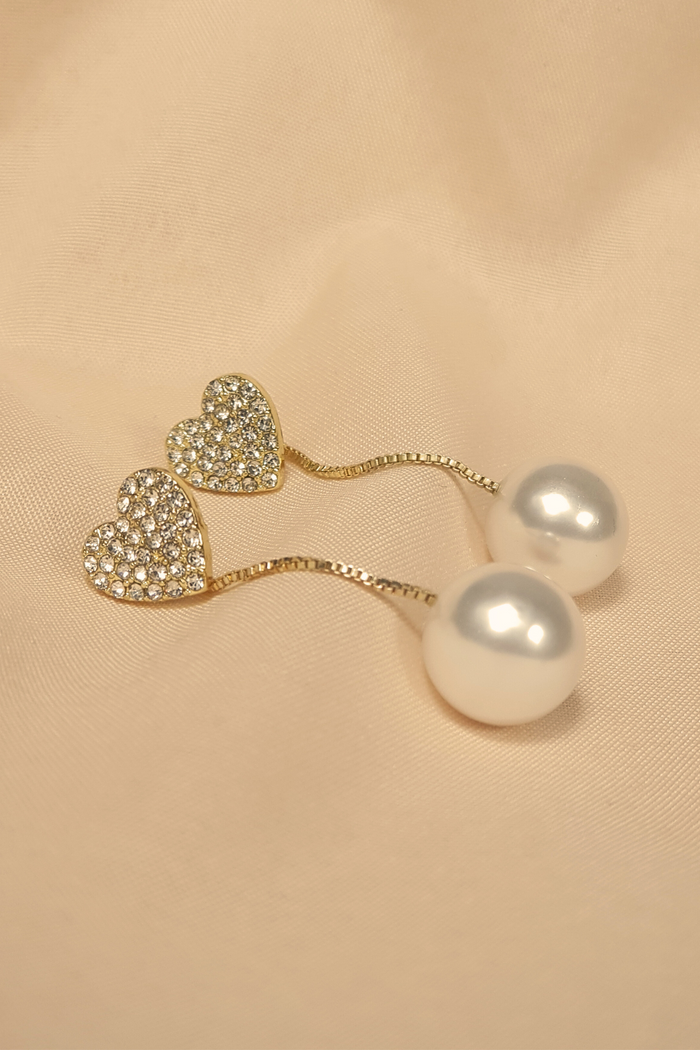Pearl Puso Diamond Earrings
