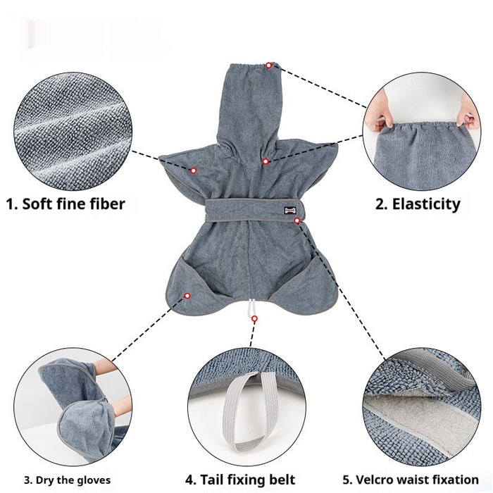 Pet Cotton Dog Bath Towel