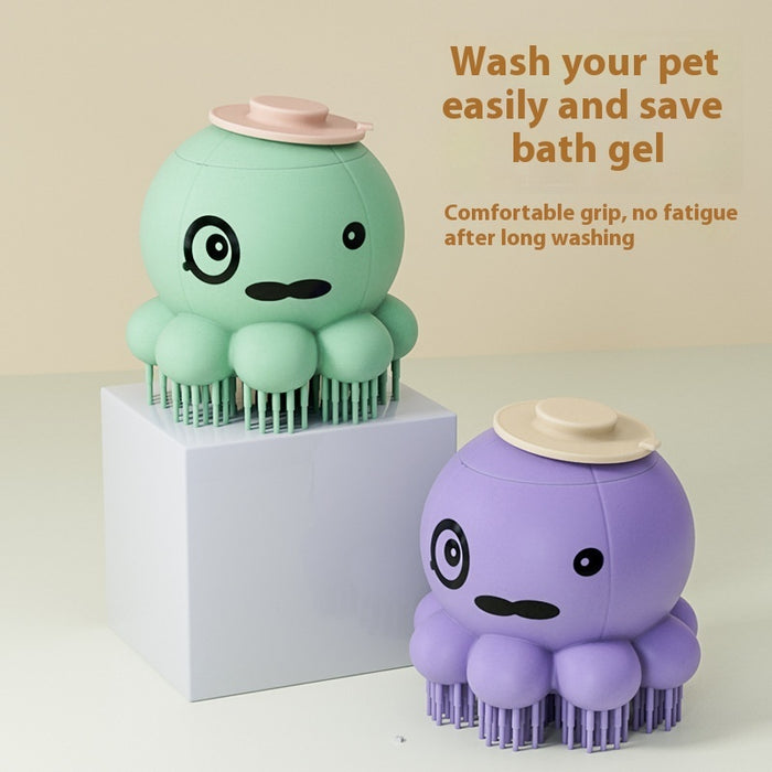 Pet Shower Silicone Bath Massage Comb