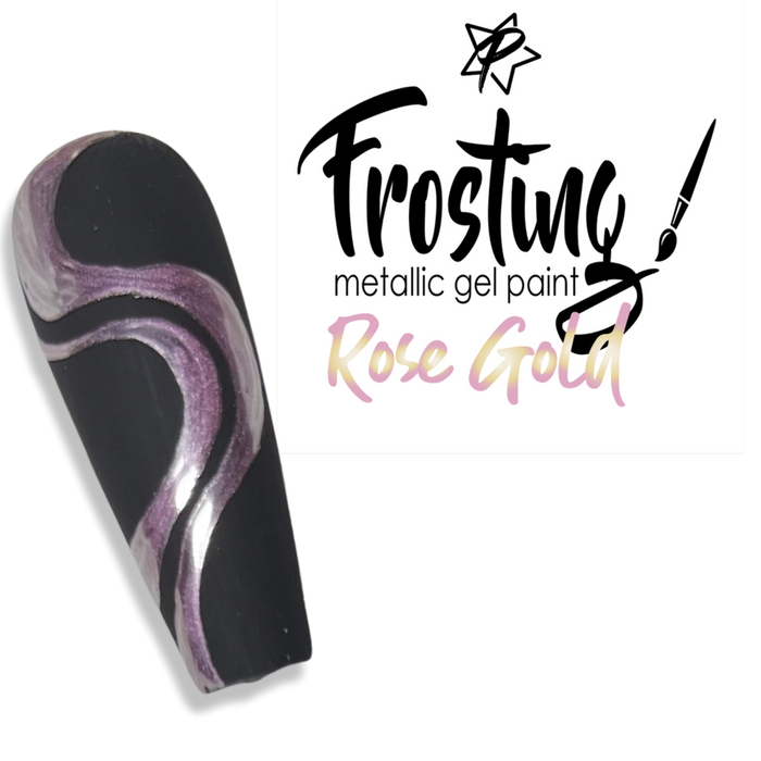 Frosting Gel Paint- Liquid Metals! Rose Gold