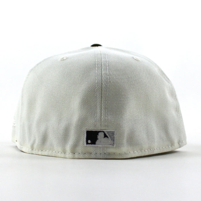 Philadelphia Athletics 1942 All Star Game New Era 59Fifty Fitted Hat (Chrome White Black Gray Under Brim)
