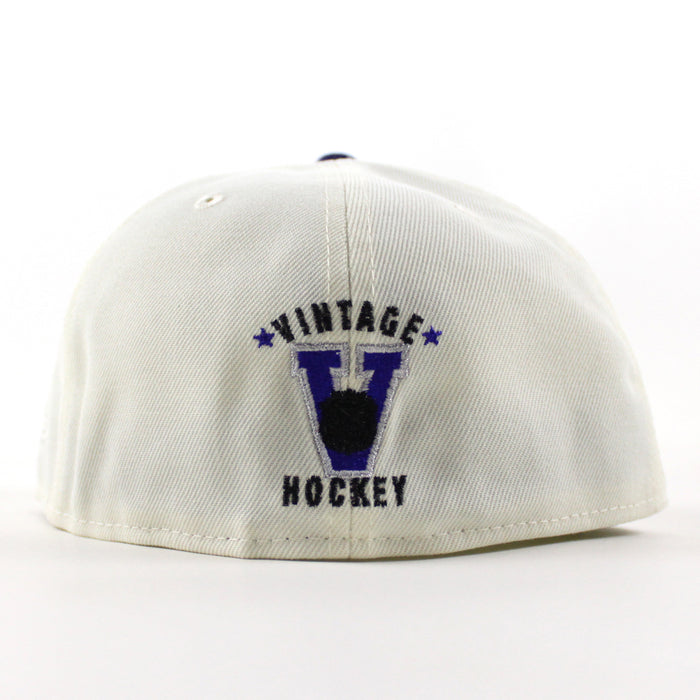 Philadelphia Flyers 1922 Patch New Era 59Fifty Fitted Hat (Chrome White Black Green Under Brim)