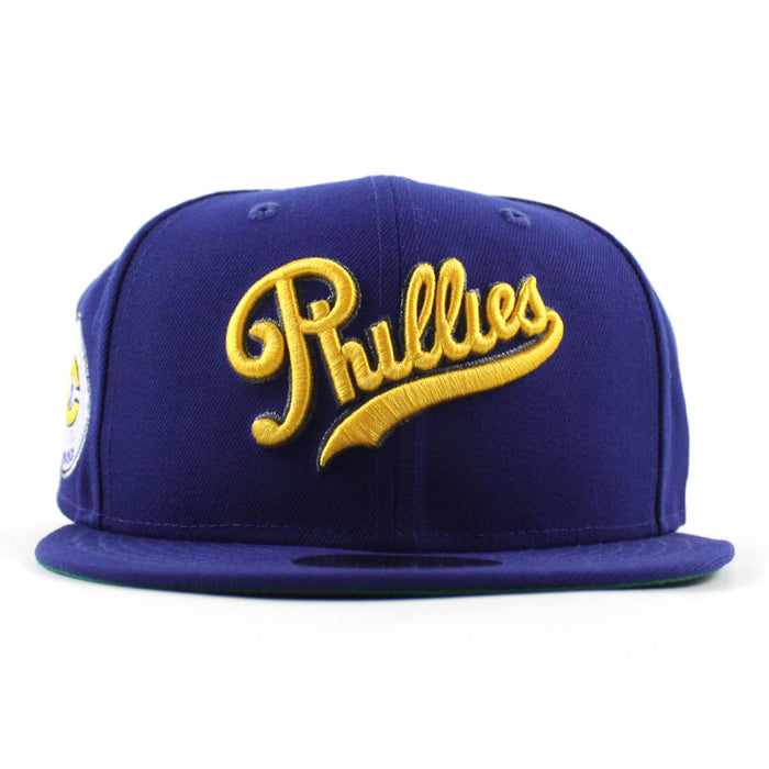 Philadelphia Phillies 1938 All Star Game 59Fifty New Era Fitted Hat (Royal Blue Green Under Brim)