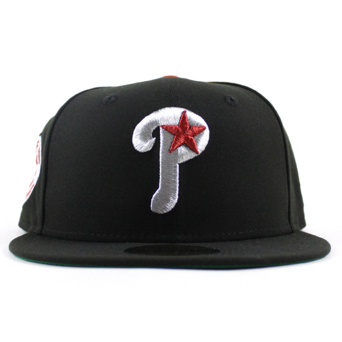 Philadelphia Phillies 1942 All Star Game 59Fifty New Era Fitted Hat (Black Green Under Brim)