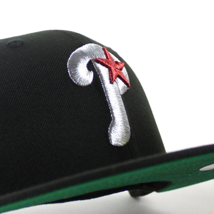 Philadelphia Phillies 1942 All Star Game 59Fifty New Era Fitted Hat (Black Green Under Brim)