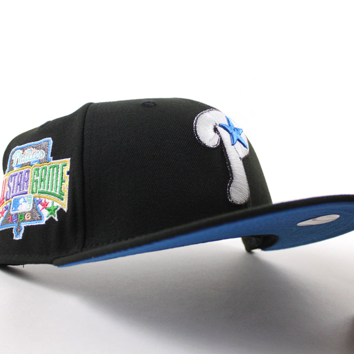 Philadelphia Phillies 1996 All Star Game 59Fifty New Era Fitted Hat (Black Blue Under Brim)