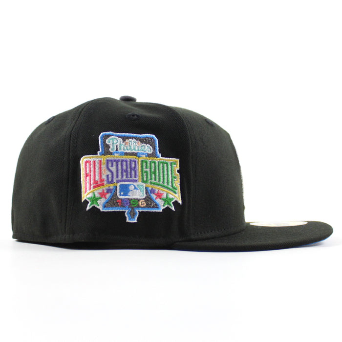 Philadelphia Phillies 1996 All Star Game 59Fifty New Era Fitted Hat (Black Blue Under Brim)