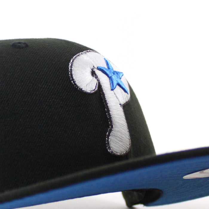 Philadelphia Phillies 1996 All Star Game 59Fifty New Era Fitted Hat (Black Blue Under Brim)