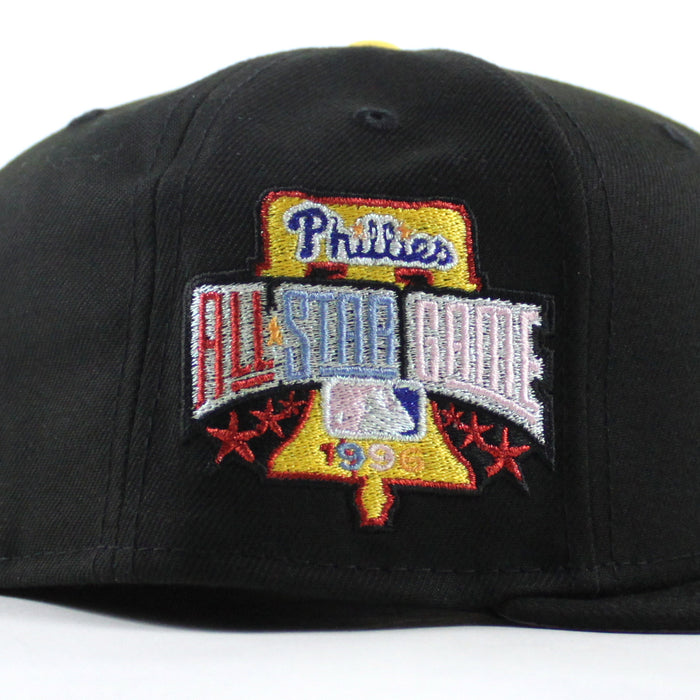 Philadelphia Phillies 1996 All Star Game 59Fifty New Era Fitted Hat (Black Gray Under Brim)