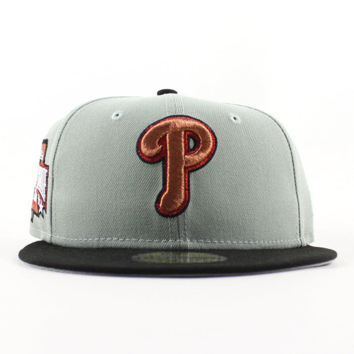 Philadelphia Phillies 1996 All Star Game 59Fifty New Era Fitted Hat (Everest Green Black and Gray Under Brim)