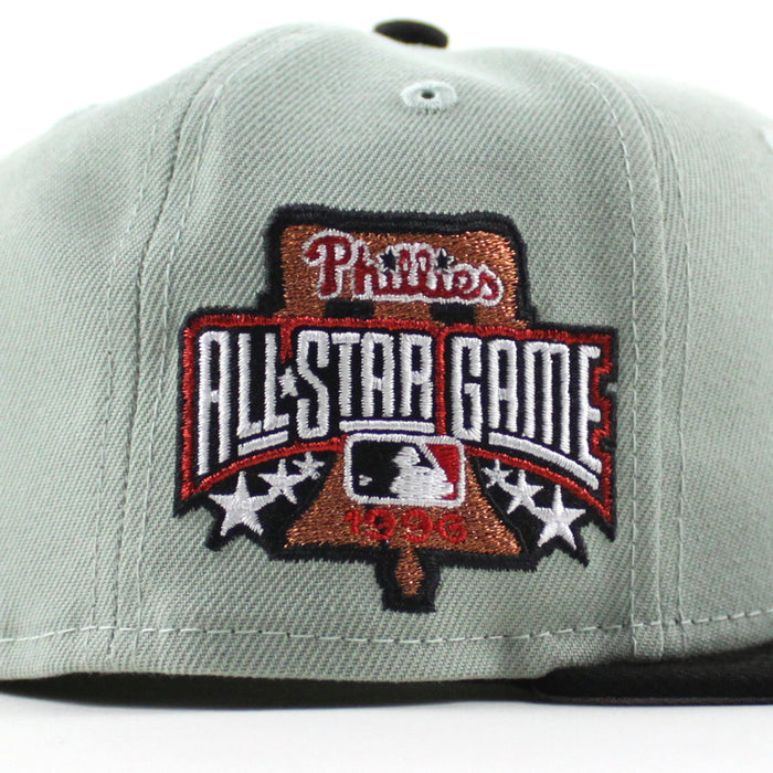 Philadelphia Phillies 1996 All Star Game 59Fifty New Era Fitted Hat (Everest Green Black and Gray Under Brim)