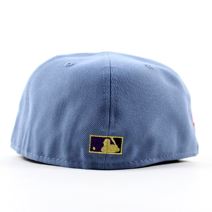 Philadelphia Phillies 1996 All Star Game 59Fifty New Era Fitted Hat (Faded Blue Black lavender Under Brim)