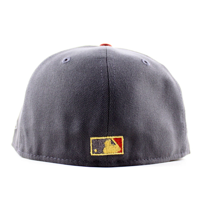 Philadelphia Phillies 1996 All Star Game 59Fifty New Era Fitted Hat (Graphite Gray Black Red Under Brim)