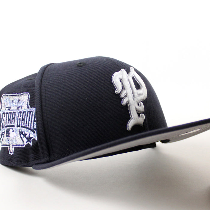 Philadelphia Phillies 1996 All Star Game 59Fifty New Era Fitted Hat (Navy Gray Under Brim)