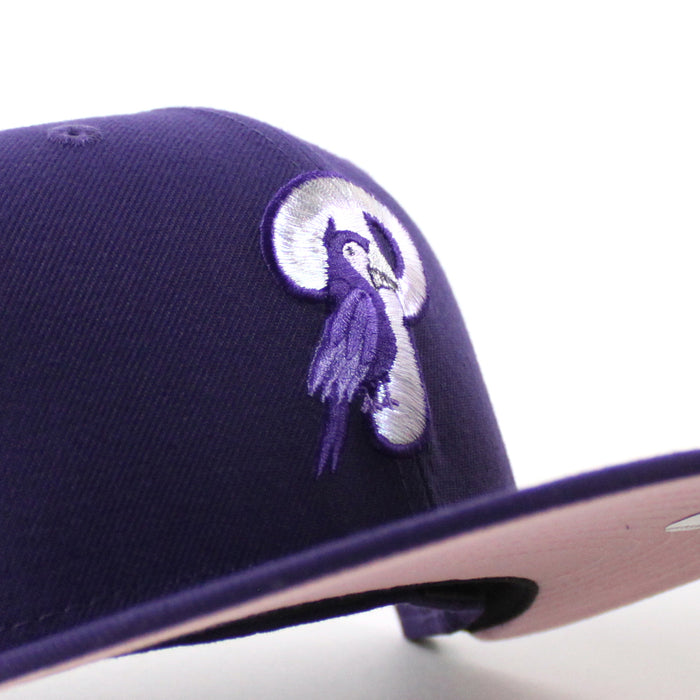 Philadelphia Phillies PARROT 1959 Pirates All Star Game 59Fifty New Era Fitted Hat (Purple and Pink Under Brim)