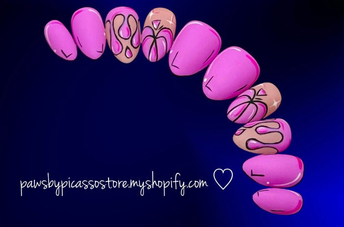 Pink Pop Art - Paws By Picasso Pink Pop Art