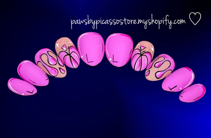 Pink Pop Art - Paws By Picasso Pink Pop Art