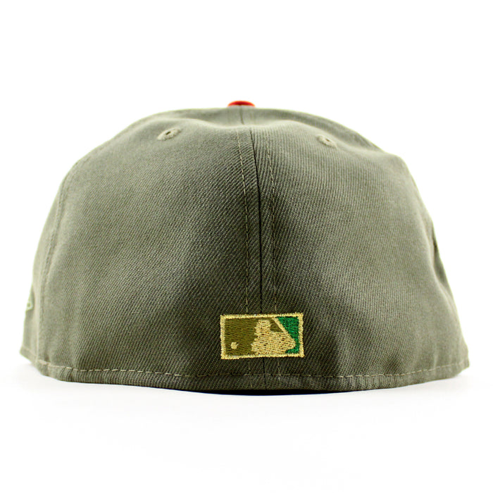 Pittsburgh Pirates 1959 All Star Game 59Fifty New Era Fitted Hats (Olive Mountain Green Gray Under Brim)