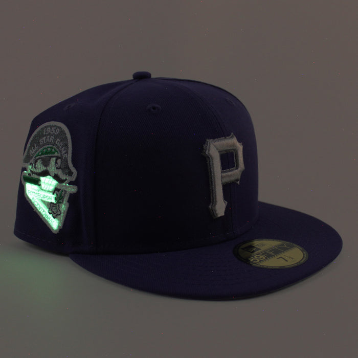 Pittsburgh Pirates 1959 All Star Game 59Fifty New Era Fitted Hats (Purple Gray Under Brim)