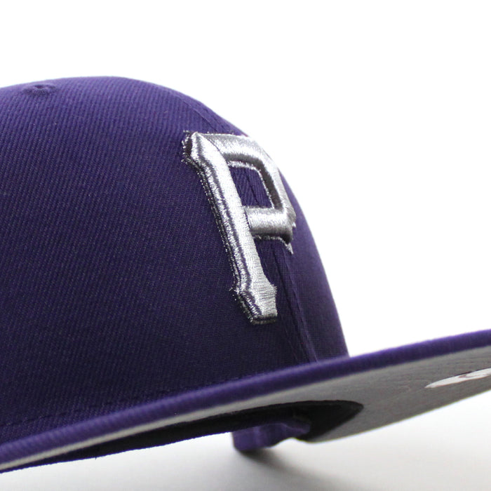 Pittsburgh Pirates 1959 All Star Game 59Fifty New Era Fitted Hats (Purple Gray Under Brim)