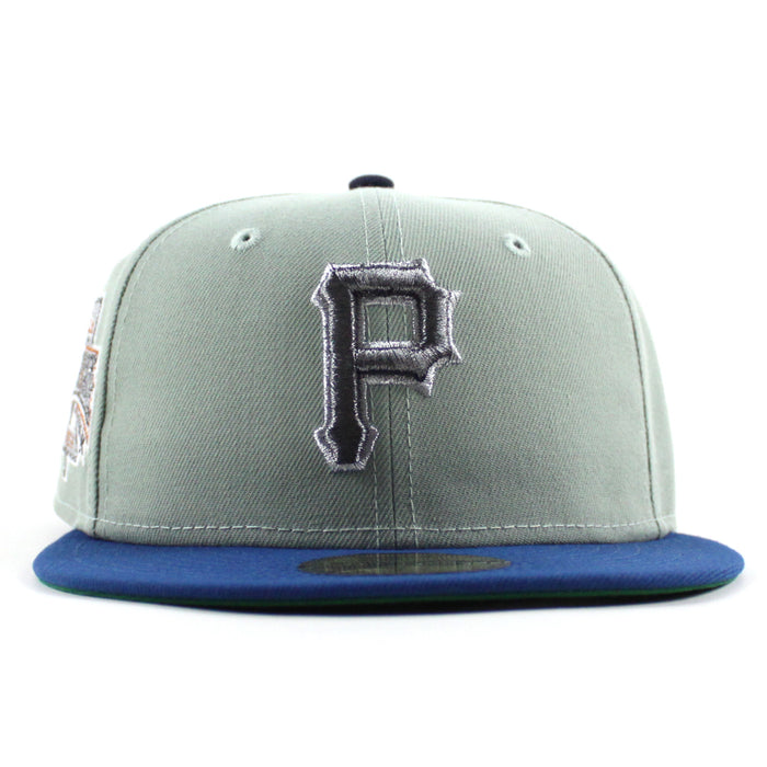 Pittsburgh Pirates 1996 All Star Game 59Fifty New Era Fitted Hats (Everest Green SeaShore Blue Green Under Brim)
