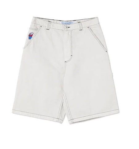 POLAR BIG BOY WORKSHORTS WASHED WHITE