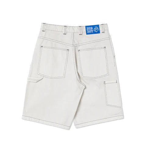 POLAR BIG BOY WORKSHORTS WASHED WHITE