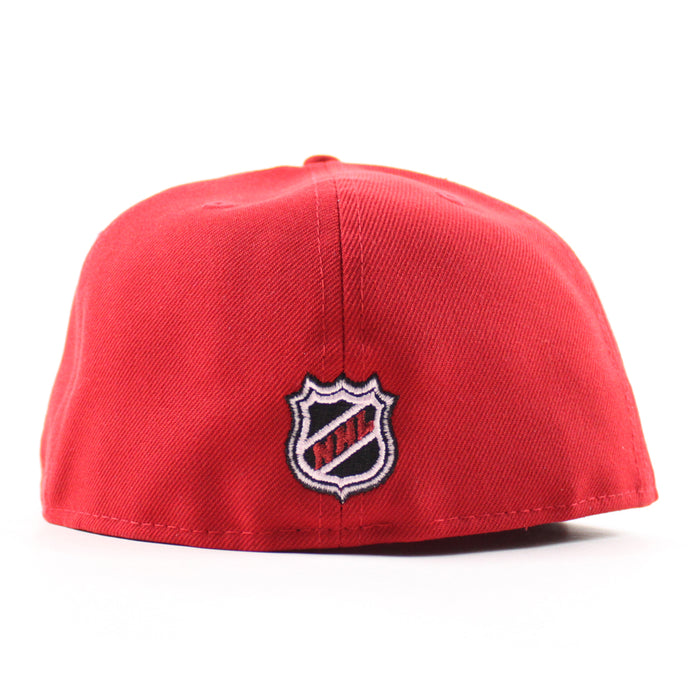 🚨PRE-ORDER🚨 Anaheim Ducks A Mighty Decade New Era 59Fifty Fitted Hat (Scarlet Red Gray Under brim)