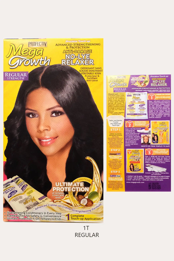 PROFECTIV MEGA GROWTH ANTI DAMAGE NO-LYE SUPER RELAXER PROFECTIV