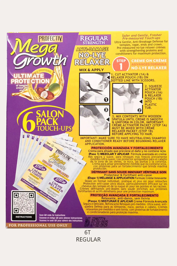 PROFECTIV MEGA GROWTH ANTI DAMAGE NO-LYE SUPER RELAXER PROFECTIV