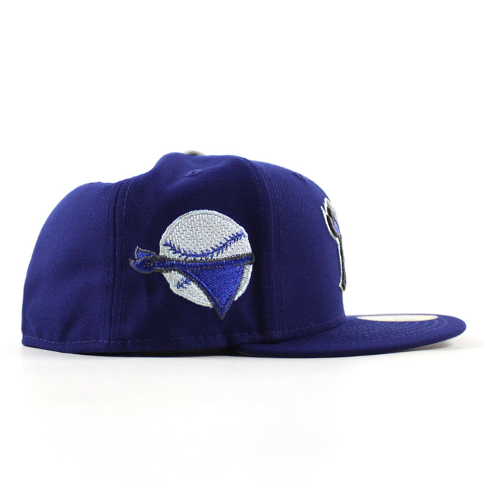 Quad Cities River Bandits Baseball Patch New Era 59Fifty Fitted Hat (Royal Blue Gray Under Brim)