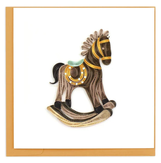 QUILLING CARD - Rocking Horse