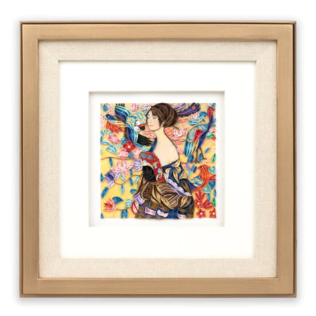 QUILLING CARD Artist Series Frame - Gold Square