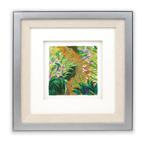 QUILLING CARD Artist Series Frame - Silver Square