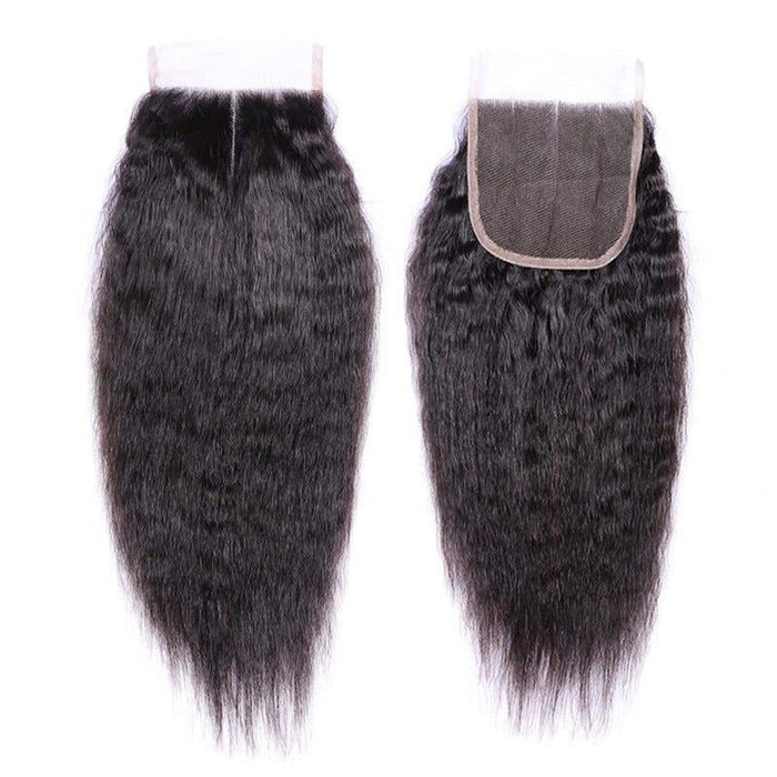 4x4 lace closure uprocessed sliky straight virgin hair weave