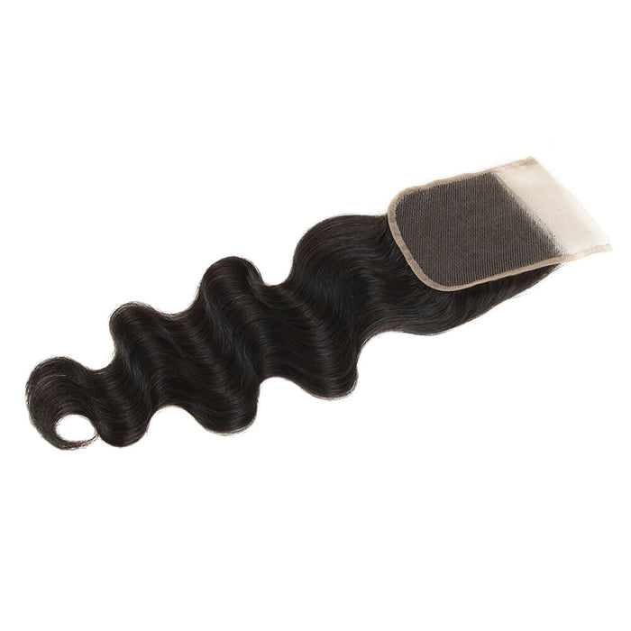 closure details of natural black lace closure virgin human hair