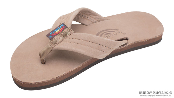 Rainbow Kids' Premier Leather 1" Strap Sandal Footwear Rainbow Sandals Dark Brown 13/1