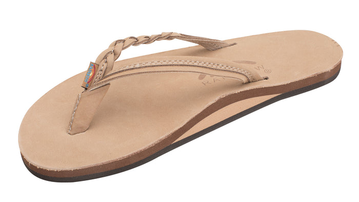 Rainbow Women's Flirty Braidy Sandal Footwear Rainbow Sandals Sierra Brown Small 5.5 - 6.5