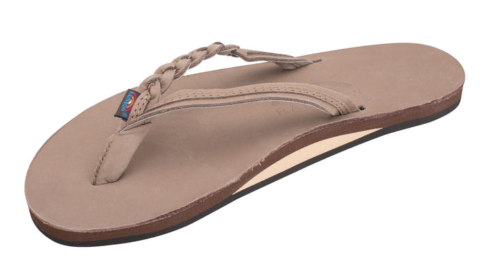Rainbow Women's Flirty Braidy Sandal Footwear Rainbow Sandals Dark Brown Small 5.5 - 6.5