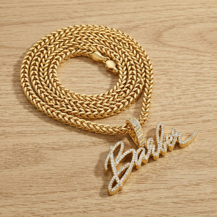 RAW N UNKUT BARBER PENDANT + CHAIN