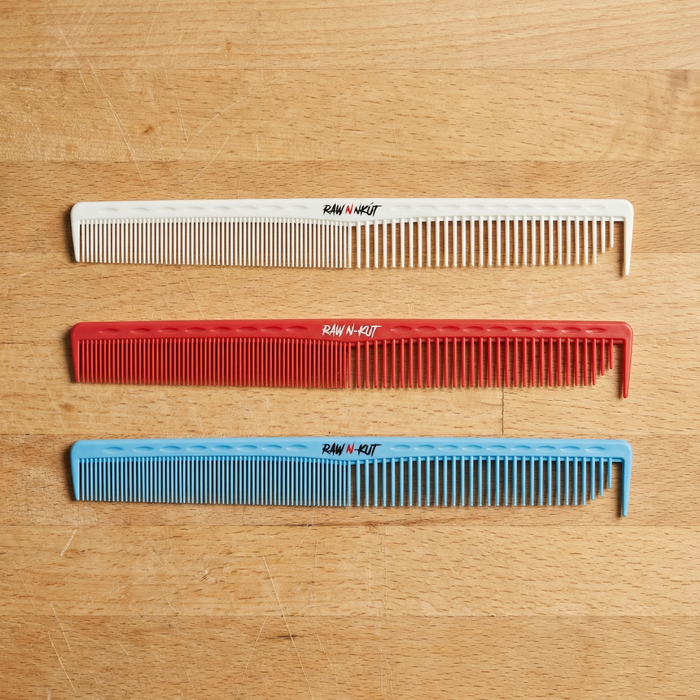 RAW N UNKUT COMBO (GRIPPER COMB + Razor Comb + Parting Comb)