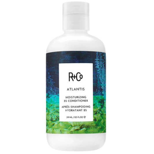 R+Co ATLANTIS conditioner, moisturizing conditioner for dry hair, B5 conditioner for hydration, frizz control conditioner, split end repair hair product, deep hydration hair conditioner, nourishing conditioner for damaged hair, color safe moisturizing conditioner, hydrating conditioner with Pro Vitamin B5