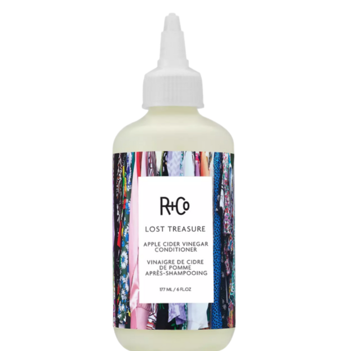 R+Co LOST TREASURE conditioner, ACV hair conditioner, apple cider vinegar detangler, lightweight frizz control conditioner, softening rinse for damaged hair, shine boosting conditioner, cuticle sealing conditioner, easy styling conditioner, fast-absorbing hair treatment, post-cleansing rinse conditioner